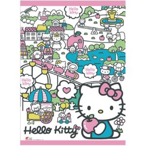 Hello Kitty Happy Land Wall Scroll
