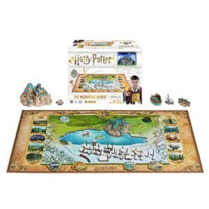 Harry Potter Wizarding World Hogwarts & Hogsmead 4D Puzzle