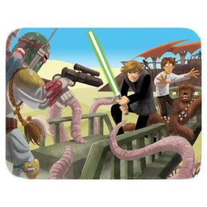 Star Wars Luke to the Rescue Paper Giclee Print