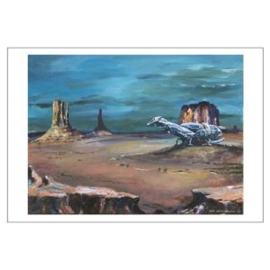 Firefly Cowboys at Dawn by Kim Gromoll Paper Giclee