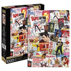 Elvis Presley Movie Poster Collage 1,000-Piece Puzzle