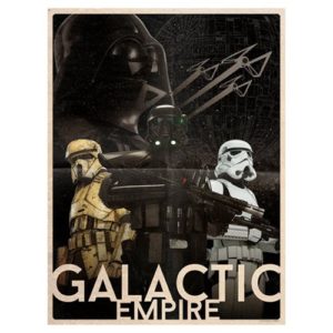 Star Wars Galactic Empire by Louis Solis Lithograph Print
