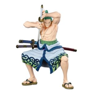 One Piece Roronoa Zoro Original Super Master Stars Statue
