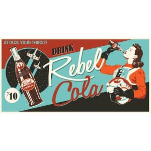 Star Wars Rebel Cola Gallery-Wrapped Canvas Giclee Art Print
