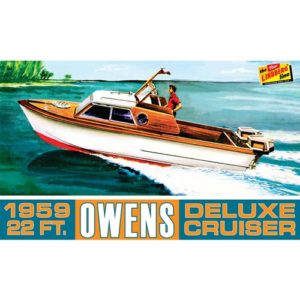 Owens Outboard Cruiser Boat 1:25 Scale Model Kit
