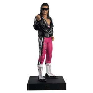 WWE Championship Collection Bret Hart Statue with Magazine