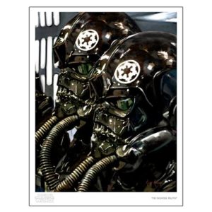 Star Wars TIE Fighter Pilots by Cliff Cramp Paper Print