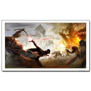 Star Wars Force Unleashed Vader On Kashyyyk Giclee Print