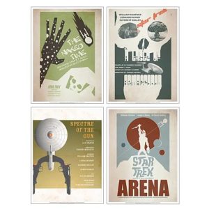 Star Trek The Original Series Fine Art Posters Set 5