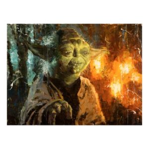 Star Wars Master Yoda Canvas Giclee Art Print