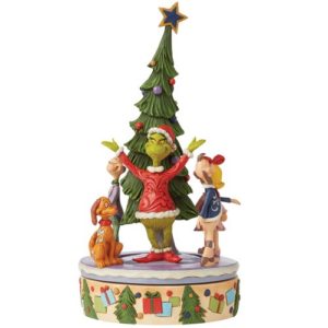 Dr. Seuss Grinch Rotator Tree & Characters Jim Shore Statue