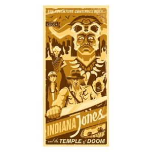 Indiana Jones The Adventure Continues Gallery Wrapped Print