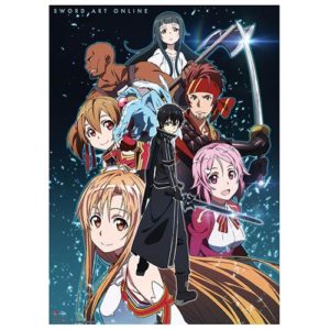 Sword Art Online Group Photo Wall Scroll
