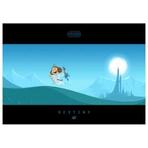Star Wars Little Leia’s Destiny Paper Giclee Print