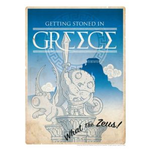 Family Guy Road to Greece Lithograph Print
