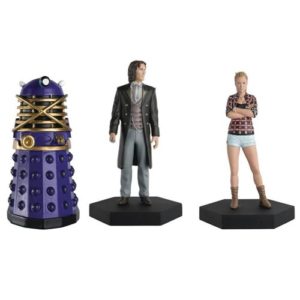Doctor Who 8th Doctor and Lucie Miller with Dalek Figures
