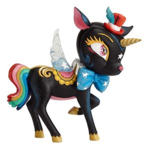 The World of Miss Mindy Unicorn Deer Dark of Night Statue
