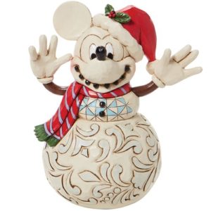Disney Traditions Mickey Mouse Snowman by Jim Shore Statue