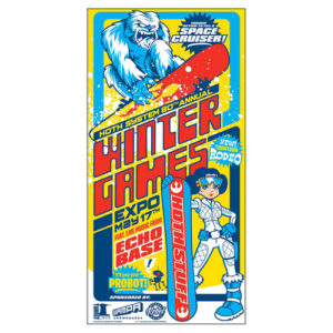 Star Wars Hoth Winter Games by Mark Daniels Silkscreen