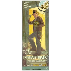 Indiana Jones The Man in the Hat Paper Giclee Print