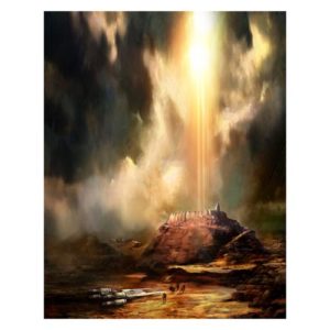 Star Wars Jedha’s Doom by Cliff Cramp Canvas Giclee Print