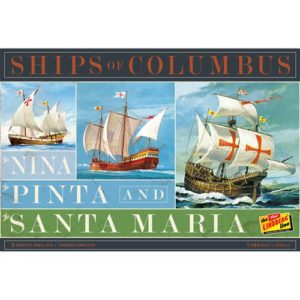 Nina, Pinta and  Santa Maria 3-Pack 1:144 Scale Model Kit