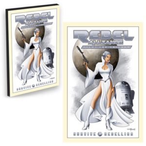 Star Wars Leia by Mike Kungl Canvas Giclee Art Print