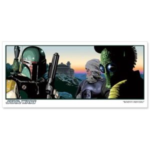 Star Wars Bounty Hunters Paper Giclee Print