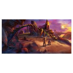 Star Wars Road to Jabba’s Palace Canvas Giclee Print