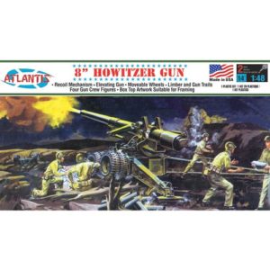 US Army 8-Inch Howitzer Gun 1:48 Scale Plastic Model Kit