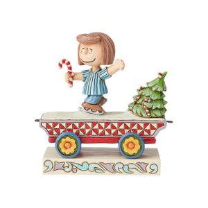 Peanuts Peppermint Patty Train by Jim Shore Statue