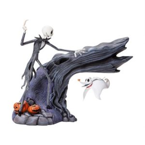 Nightmare Before Christmas Levitation Zero and Jack Statue