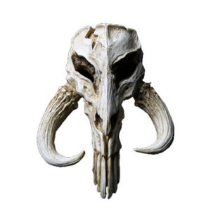 Star Wars Mandalorian Skull 4 1/2-Inch Mini-Sculpture