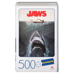 Jaws Retro Blockbuster VHS Video Case 500-Piece Puzzle