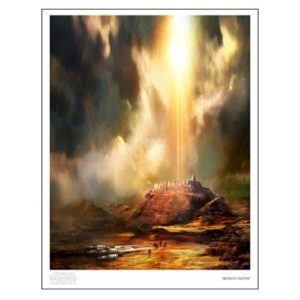 Star Wars Jedha’s Doom by Cliff Cramp Paper Giclee Print
