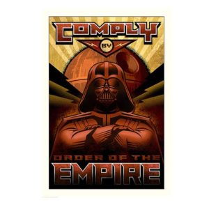 Star Wars Comply Paper Giclee Print