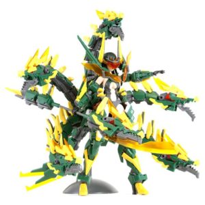 Guan Yu x Raijin DX Heavy Armor Version Syokonki Model Kit