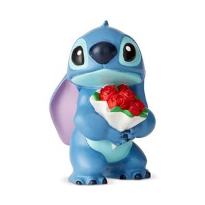 Disney Showcase Stitch with Flowers Mini Statue