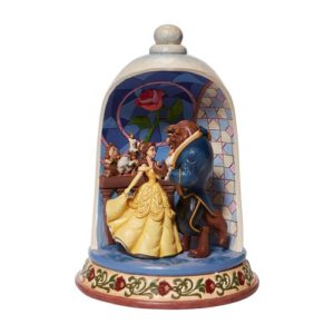 Disney Traditions Beauty and the Beast Rose Dome Statue