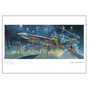 Star Wars Rebel Starfighters by Bryan Snuffer Paper Print