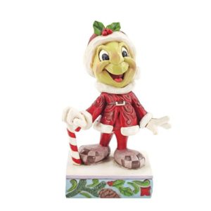 Disney Traditions Jiminy Cricket Santa by Jim Shore Statue