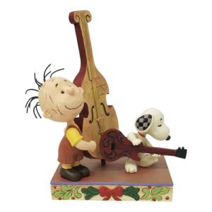 Peanuts Snoopy Playing Guitar Statue by Jim Shore