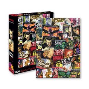 Hammer Horror Classic Movies Collage 1,000-Piece Puzzle