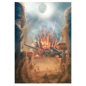 Star Wars The Escape by Akirant Canvas Giclee Art Print