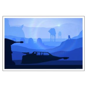 Star Wars T-47 Airspeeder by Jason Christman Lithograph