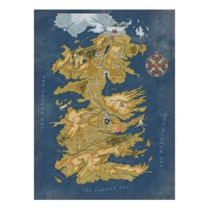 Game of Thrones Cersei Lannister Westeros Map Puzzle