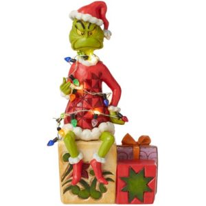 Dr. Seuss The Grinch Grinch on Present by Jim Shore Statue