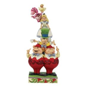 Disney Traditions Alice in Wonderland Stacked Statue