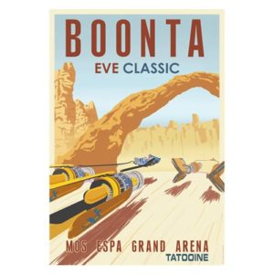 Star Wars Boonta Eve Classic Paper Giclee Art Print