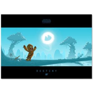 Star Wars Little Chewie’s Destiny Paper Giclee Print